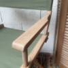 chaises réalisateurs rénovées kaki toulouse