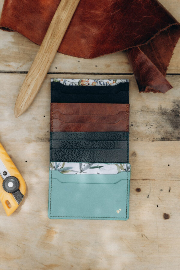 porte carte cuir atelier diy toulouse