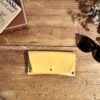 kit étui à lunettes cuir couleur jaune_ 1 kit étui à lunettes cuir couleur jaune_ 1