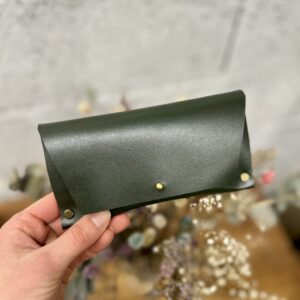 kit étui à lunettes cuir couleur vert_1